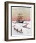 Scotts Ship, the Terra Nova-null-Framed Art Print