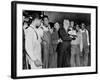 'Scottsboro Boys' and Radical Lawyer Samuel Leibowitz Cheer at Penn Station-null-Framed Photo