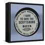 Scottsboro Boys Defense Fund Pin-David J. Frent-Framed Stretched Canvas