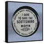 Scottsboro Boys Defense Fund Pin-David J. Frent-Framed Stretched Canvas