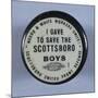 Scottsboro Boys Defense Fund Pin-David J. Frent-Mounted Photographic Print