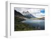 Scottsburg Lake with Cordillera Paine (Paine Massif) Behind, Patagonia, Chile-Matthew Williams-Ellis-Framed Photographic Print