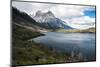 Scottsburg Lake with Cordillera Paine (Paine Massif) Behind, Patagonia, Chile-Matthew Williams-Ellis-Mounted Photographic Print