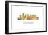 Scottsdale Arizona Skyline-Marlene Watson-Framed Giclee Print