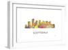 Scottsdale Arizona Skyline-Marlene Watson-Framed Giclee Print