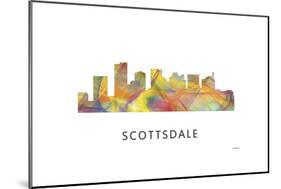 Scottsdale Arizona Skyline-Marlene Watson-Mounted Giclee Print