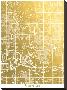 Scottsdale-The Gold Foil Map Company-Stretched Canvas