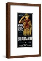 Scotty Of The Scouts - 1926-null-Framed Giclee Print