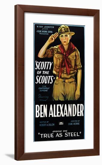Scotty Of The Scouts - 1926-null-Framed Giclee Print