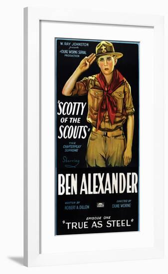 Scotty Of The Scouts - 1926-null-Framed Giclee Print