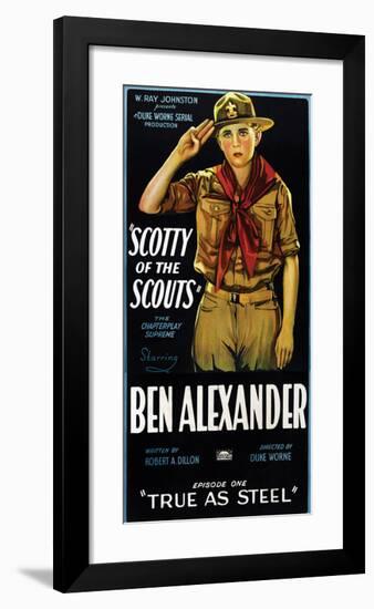 Scotty Of The Scouts - 1926-null-Framed Giclee Print