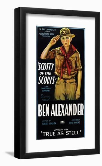 Scotty Of The Scouts - 1926-null-Framed Giclee Print