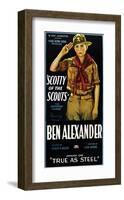 Scotty Of The Scouts - 1926-null-Framed Giclee Print