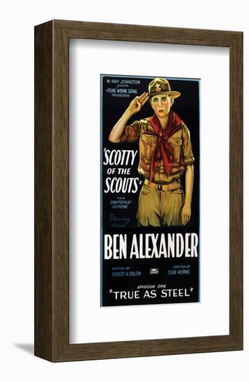 Scotty Of The Scouts - 1926-null-Framed Giclee Print