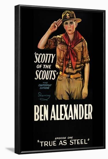 Scotty of the Scouts - True as Steel-null-Framed Art Print