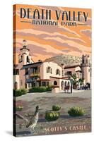 Scotty's Castle - Death Valley National Park-Lantern Press-Stretched Canvas