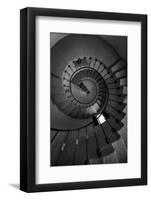 Scottys Castle Stairwell BW-Steve Gadomski-Framed Photographic Print