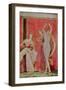 Scourged Woman and Dancer with Cymbals, South Wall, Oecus 5, 60-50 BC-null-Framed Giclee Print