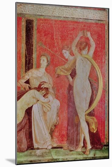 Scourged Woman and Dancer with Cymbals, South Wall, Oecus 5, 60-50 BC-null-Mounted Giclee Print