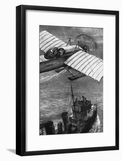 Scout Plane for Warships-null-Framed Art Print