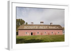 Scout's Rest Ranch, North Platte, Nebraska, USA-Walter Bibikow-Framed Photographic Print