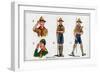 Scout Salutes, 1929-English School-Framed Giclee Print