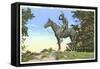 Scout Statue, Kansas City, Missouri-null-Framed Stretched Canvas