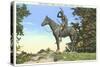 Scout Statue, Kansas City, Missouri-null-Stretched Canvas