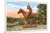 Scout Statue, Kansas City, Missouri-null-Mounted Art Print