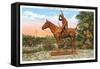 Scout Statue, Kansas City, Missouri-null-Framed Stretched Canvas