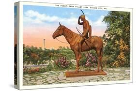 Scout Statue, Kansas City, Missouri-null-Stretched Canvas