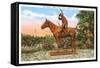 Scout Statue, Kansas City, Missouri-null-Framed Stretched Canvas