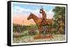 Scout Statue, Kansas City, Missouri-null-Framed Stretched Canvas