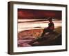 Scouting The Hatch-Dix Baines-Framed Art Print