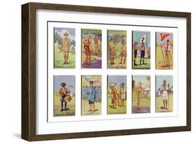 Scouts from around the World, 1923-English School-Framed Giclee Print