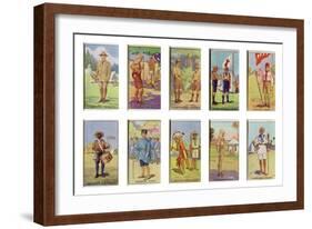 Scouts from around the World, 1923-English School-Framed Giclee Print