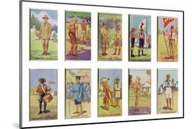 Scouts from around the World, 1923-English School-Mounted Giclee Print