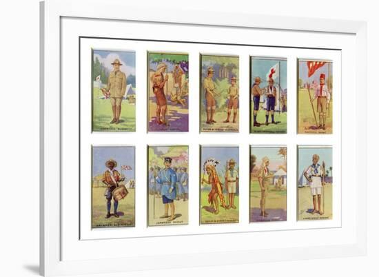 Scouts from around the World, 1923-English School-Framed Giclee Print