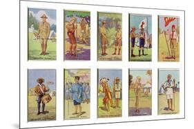 Scouts from around the World, 1923-English School-Mounted Giclee Print