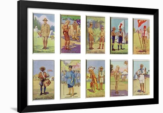 Scouts from around the World, 1923-English School-Framed Giclee Print