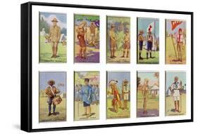 Scouts from around the World, 1923-English School-Framed Stretched Canvas