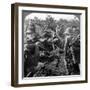 Scouts Making their Way Through the Forests of East Africa, World War I, 1914-1918-null-Framed Photographic Print