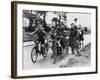 Scouts on Bikes 1930-null-Framed Art Print