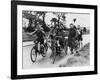 Scouts on Bikes 1930-null-Framed Art Print