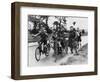 Scouts on Bikes 1930-null-Framed Art Print