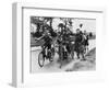 Scouts on Bikes 1930-null-Framed Art Print