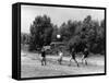 Scouts Playing Football-null-Framed Stretched Canvas