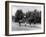 Scouts Playing Football-null-Framed Photographic Print