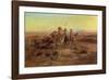 Scouts-Charles Marion Russell-Framed Art Print