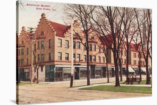 Scoville Block, Oak Park, Illinois-null-Stretched Canvas